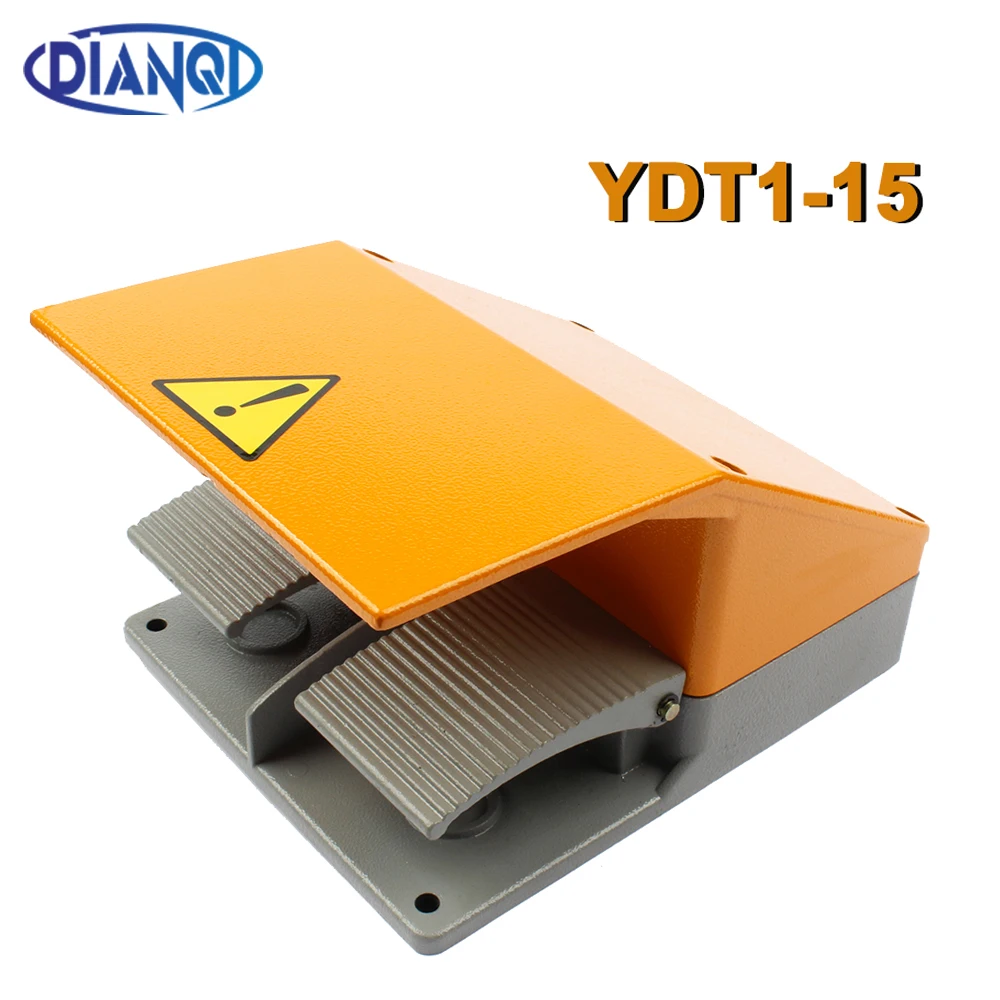 YDT1-15 Foot Switch Pedal Foot Control Switch 250V 380V 10A double pedal use for bending machine punch