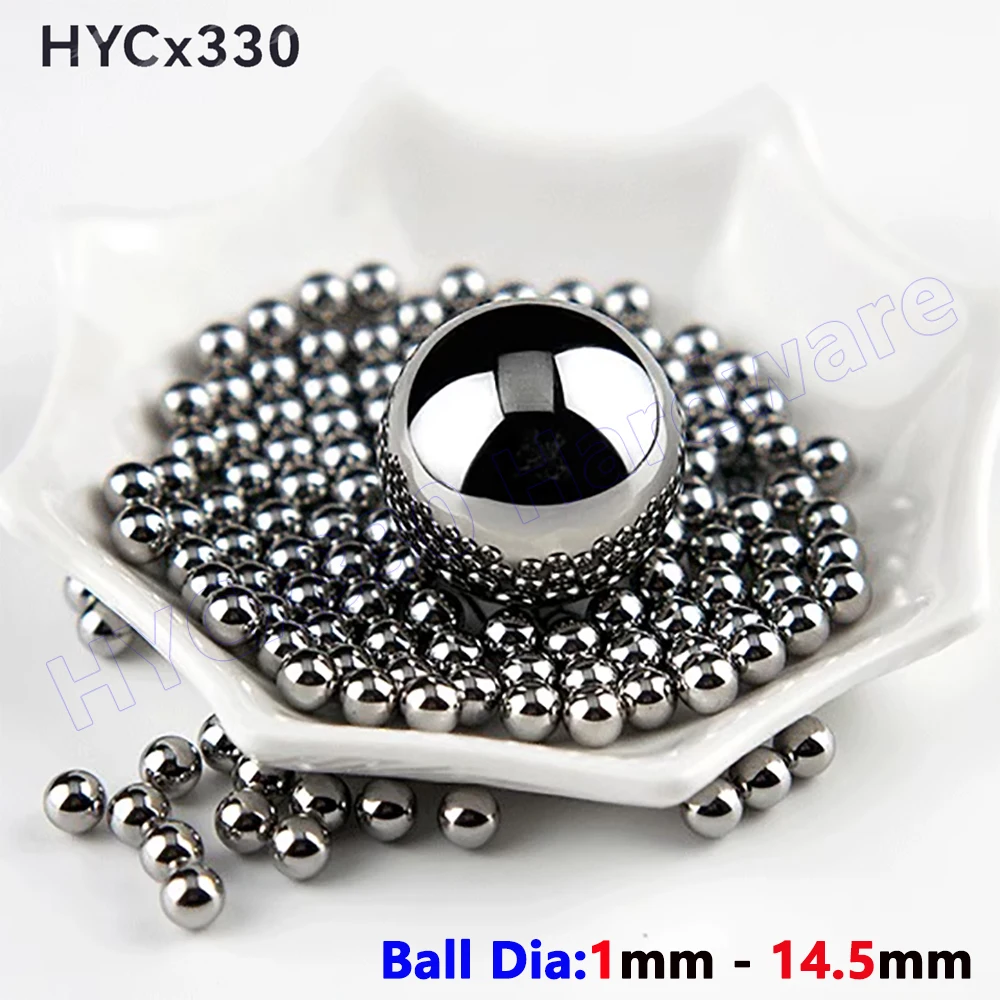 Ø1mm - 14.5mm Precision Solid Balls Bearing Steel GCR15 Smooth Round Beads Dia 1 1.5 2 2.5 3 3.175 3.2 3.5 3.969 4mm to 14.5mm