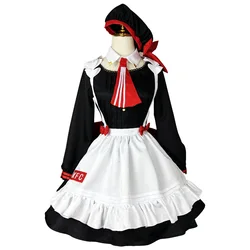 Anime Game Genshin Impact Collaboration KDavid Noelle Cosplay Costumes, Maid Lolita fur s, Kawaii Uniform, Halloween Girl Tablier Hat