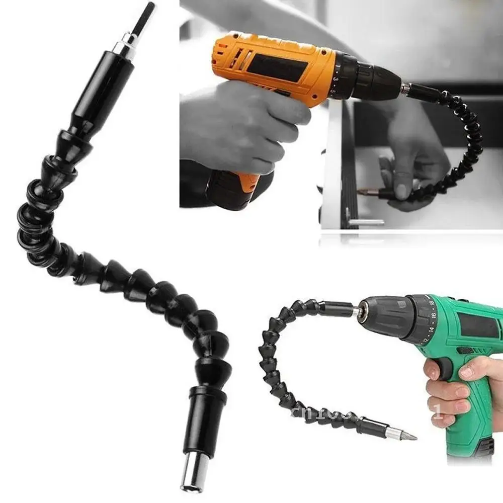 Electric Drill Screwdriver Bit Multifunctional Universal Snake flexible Hose Cardan Shaft Connection Soft Extension Rod Link