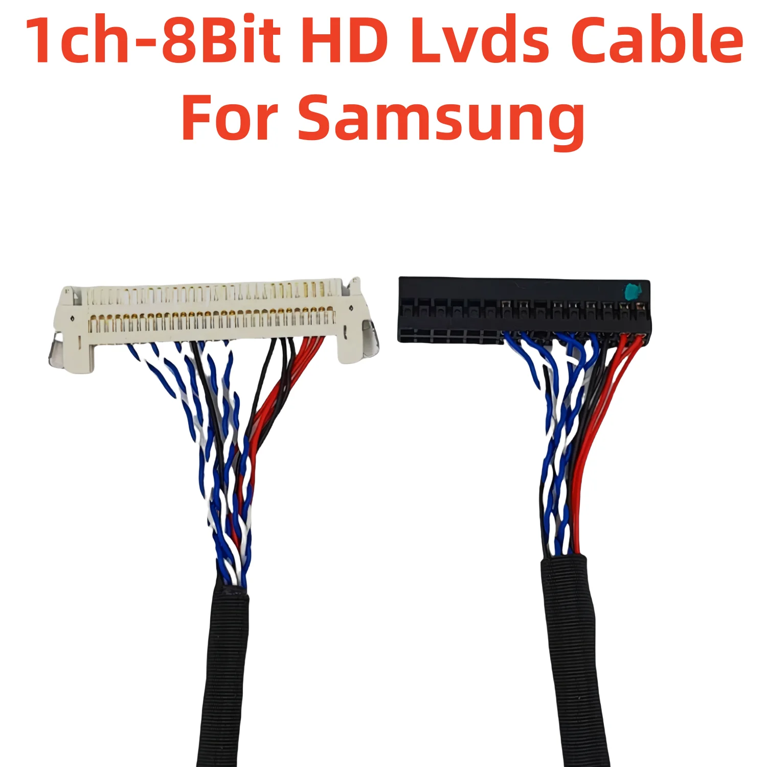 For Samsung 30Pin 1Ch-8Bit HD Lvds Cable with Buckle Hook Lcd Screen Flex Cable Led Lcd Tv Screen Panel Repair 18.5/32 inch