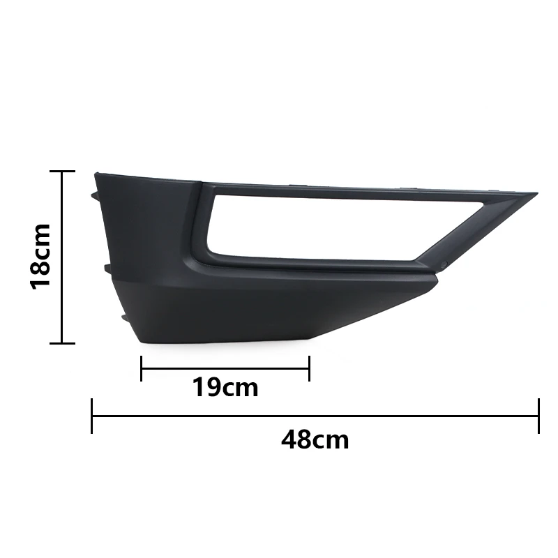 Fog Light Cover For Volkswagen VW Tiguan L 2017 2018 2019 Car Front Bumper Lower Grille Protector Decorative Frame Auto Parts