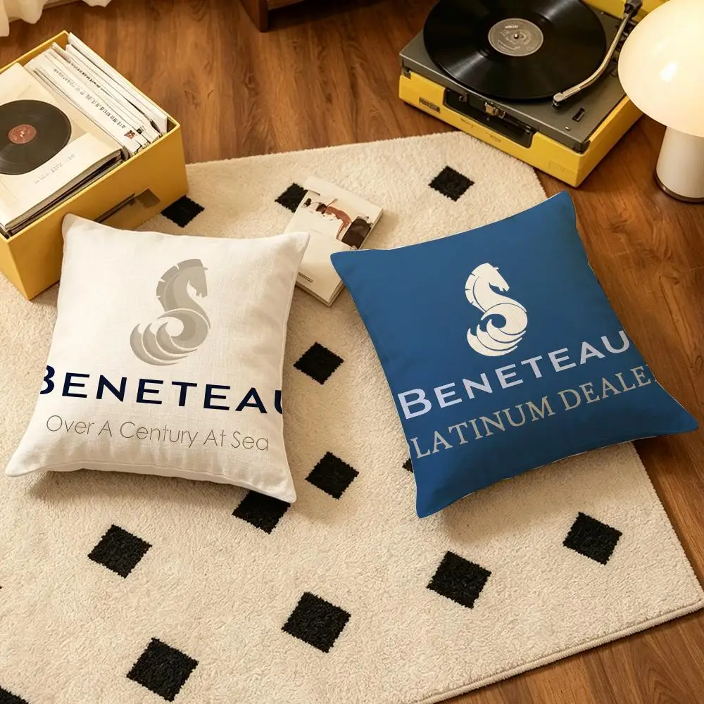 Brand B-Beneteau Cushion Cover Home Decor Cushion Cover Soft Throw Pillowcase for Sofa Bedroom Outdoor Use