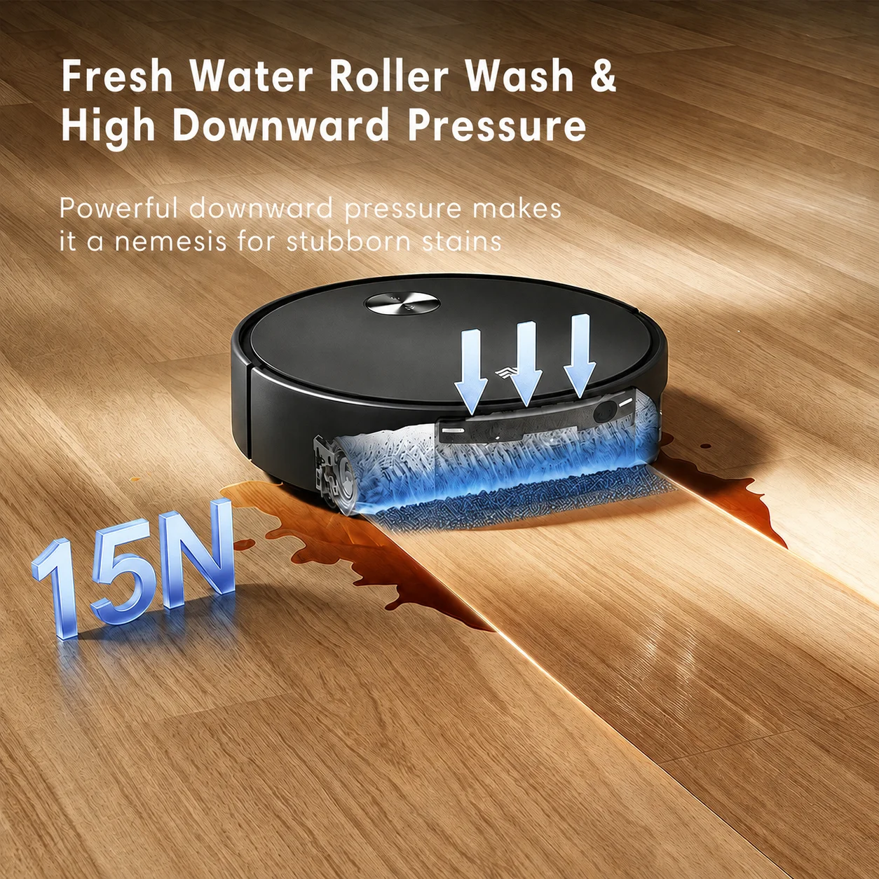 OEM ODM APP Control Video Assistant Automatic Aspirateur Robot Vacuum Cleaner And Roller Mop With Hot Air Drying