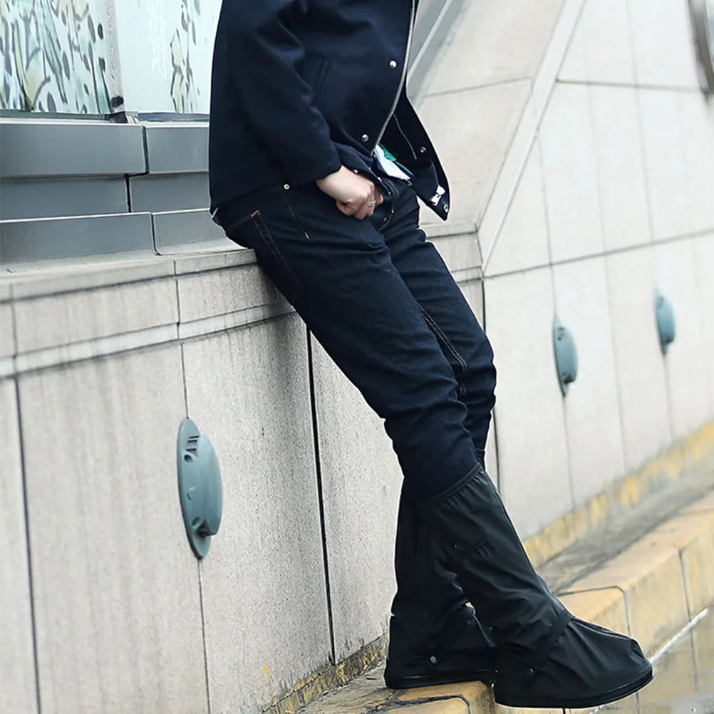 

Anti-Slip Waterproof Shoe Cover Reusable Non-Slip Breathable Easy to Wear Take Off for Casual Shoes Beach Work Wedding Size L