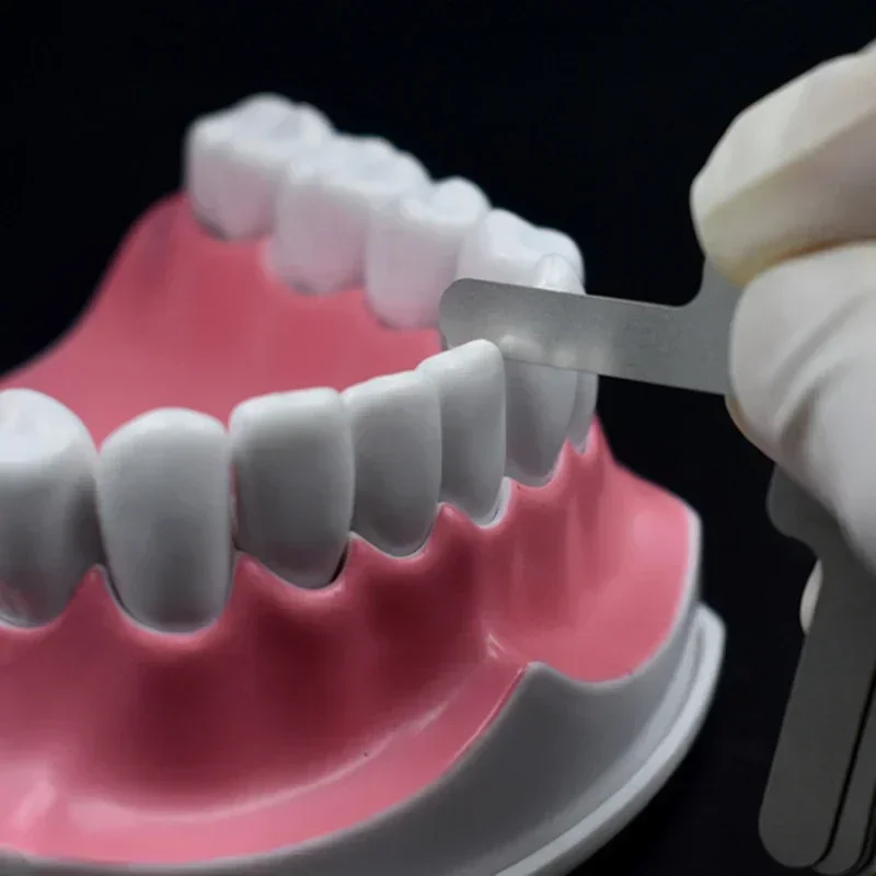 

Dental Resin Filler Aesthetic Restoration Kit Silicone Handle with Disinfection Box Set Dentist Instrument Tools