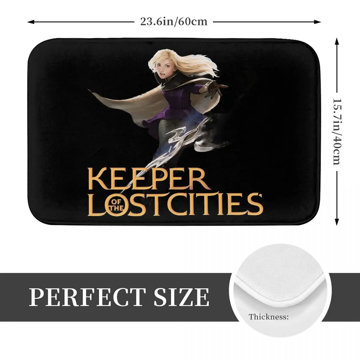 Keeper Of The Lost Cities Character Doormat Kitchen Entrance Home Floor Mat Non-slip Carpet Rug for Bedroom Footpad Mats