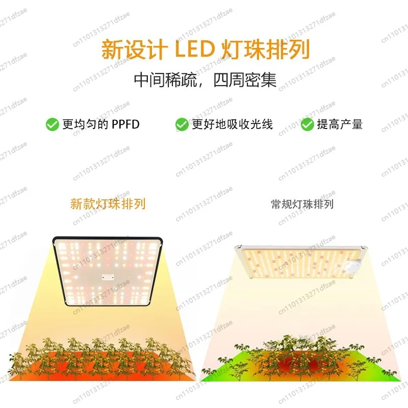 100W Ultra-thin Panel Plant Growth Light Planting Tent Indoor Quantum Board 301hevo