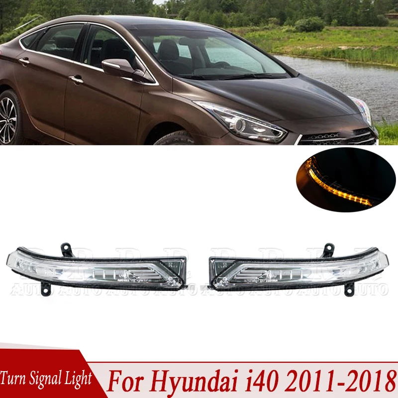 Światło kierunkowskazu LED dla Hyundai i40 2011 2012 2013 2014-2018 lusterko wsteczne lampka sygnalizacyjna wskaźnik 876143Z000 876243 z000