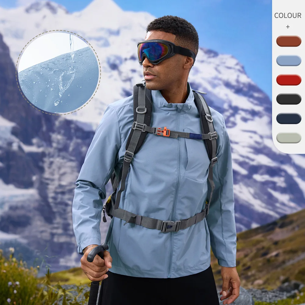 

Уличная ветрозащитная водонепроницаемая мужская и женская куртка из мягкой оболочки для кемпинга, альпинизма и пешего туризма, спортивная ветровка