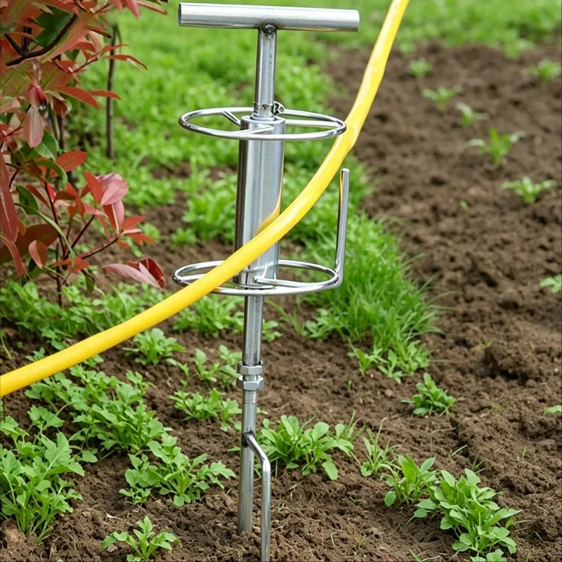 Garden Hose Guide Stake Sturdy Heavy Duty Easy to Install Prevent Kinking Bending for Outdoor Lawn Yard Flower Bed Courtyard