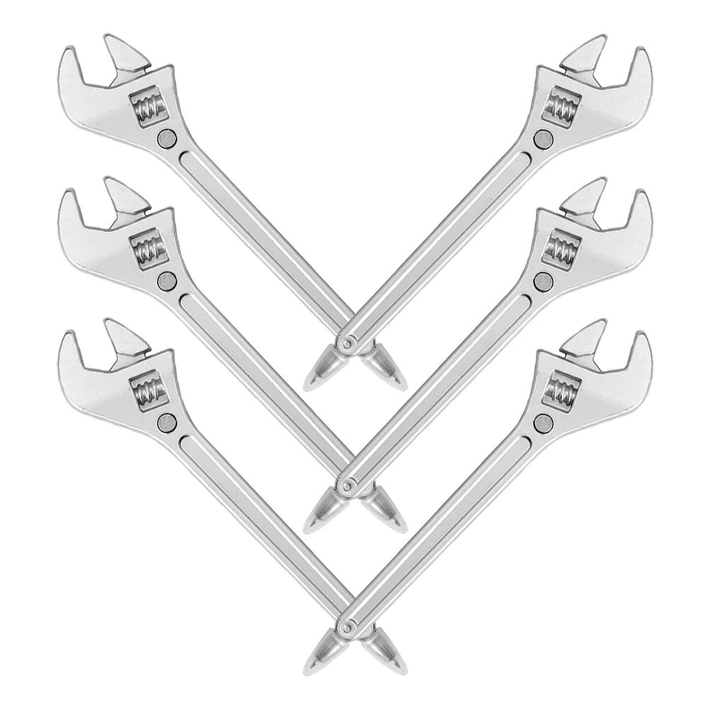 6 Pcs Wrench Ballpoint Pen Pens Unique Realistic Shape Blue Ink Designed Pp Party Creative Student Fountain