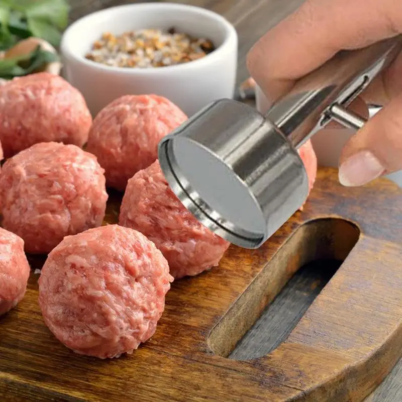 Stainless Steel Falafel Ball Making Scoop Mold Meatball Machine Maker Non-Stick Kitchen Accessories Gadgets Kitchen Tool