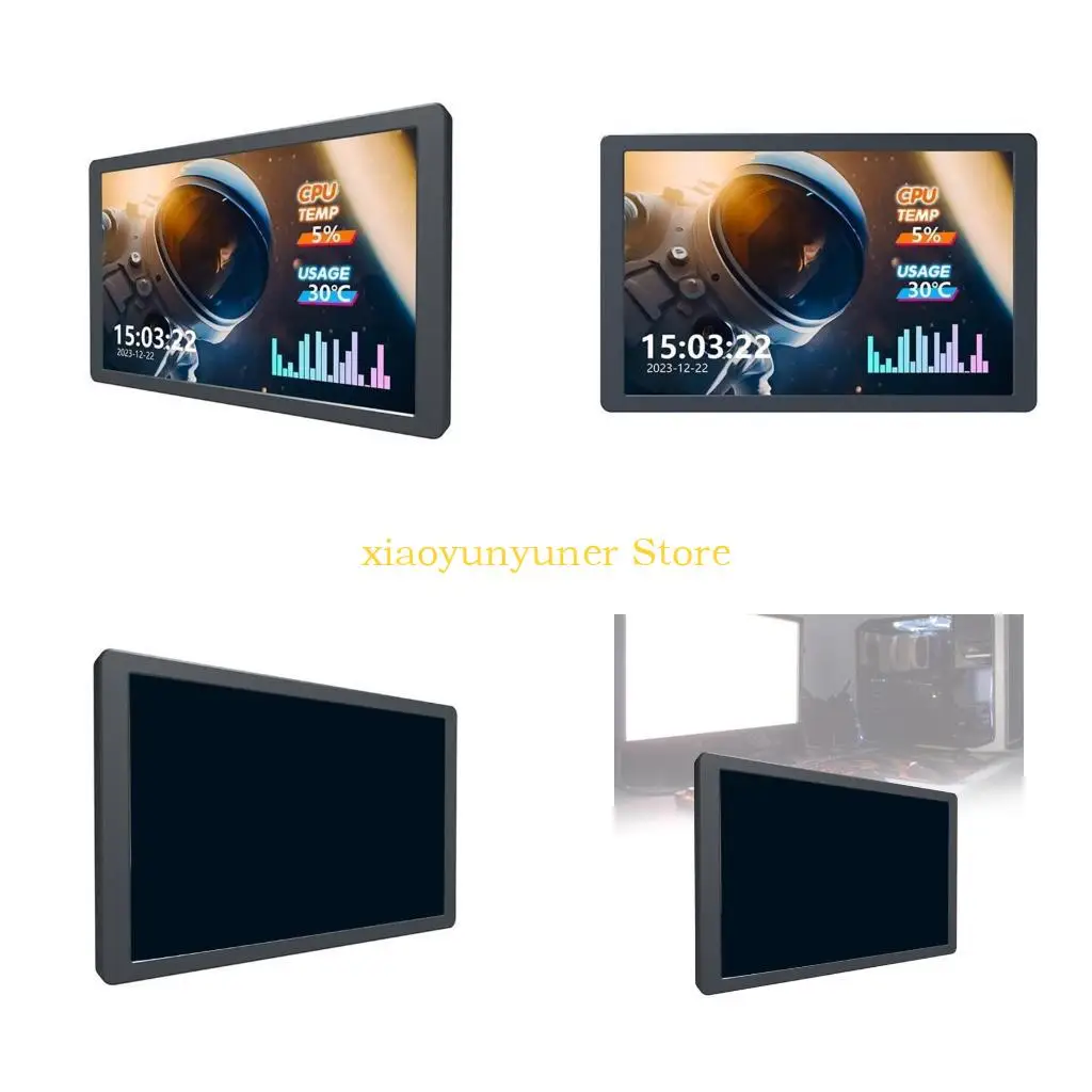 

P9JB 8" USB Powered IPS Display, Computer Internal Data Monitoring Screen, Customizable Brightness and Eye Protections