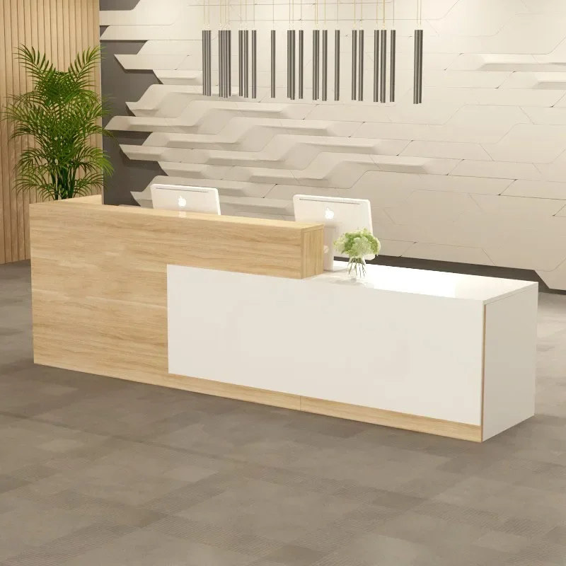 European Front Reception Desk Podium Restaurant Tables Register Standing Office Shop Counter Luxury Bureau Postmodern Furniture