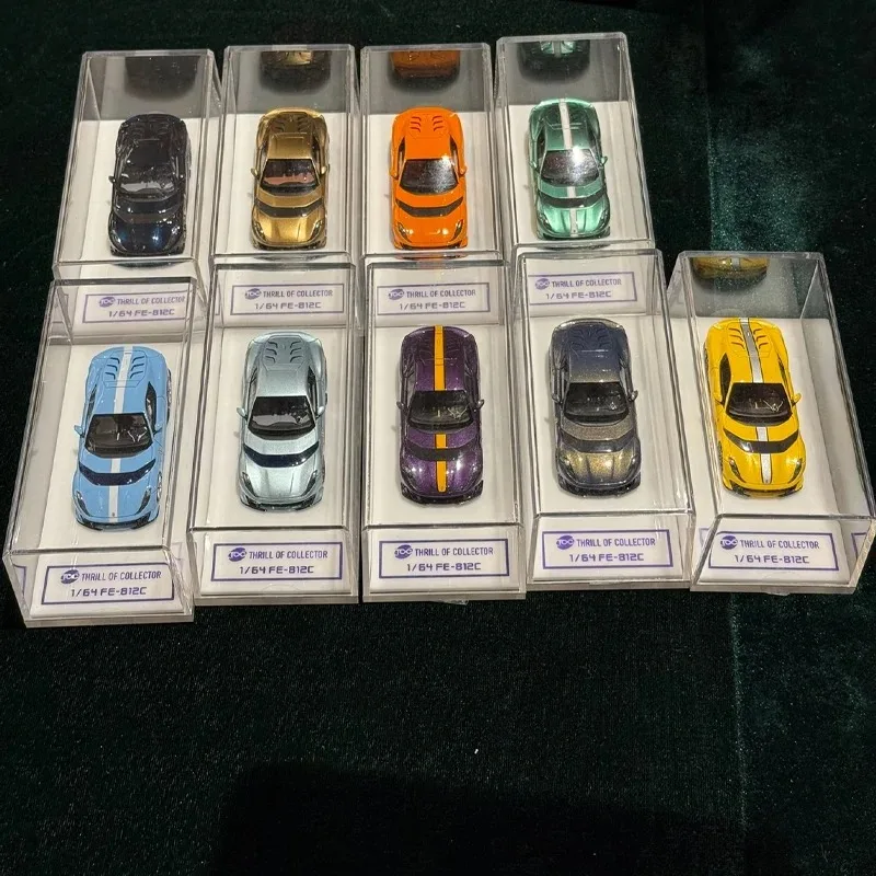 TOC Fuleme 1/64 812C Eisgrün Legierung Kraftfahrzeug Diecast Modelle Auto Spielzeug Sammlung Jungen Weihnachtsgeschenke