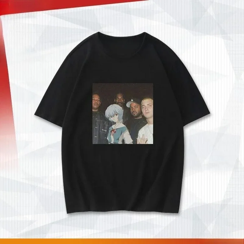 New Century Gospel Warrior Joint Rock Rap Eminem Summer Cotton Short Sleeve Men's and Women's Casual Sports T-Shirt