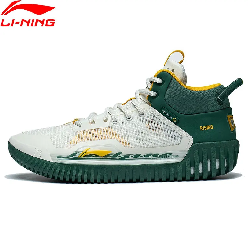 Li-Ning Men BADFIVE III Мужские баскетбольные кроссовки для открытой площадки, дышащие кроссовки с подкладкой из волокна, спортивная обувь ABFT015