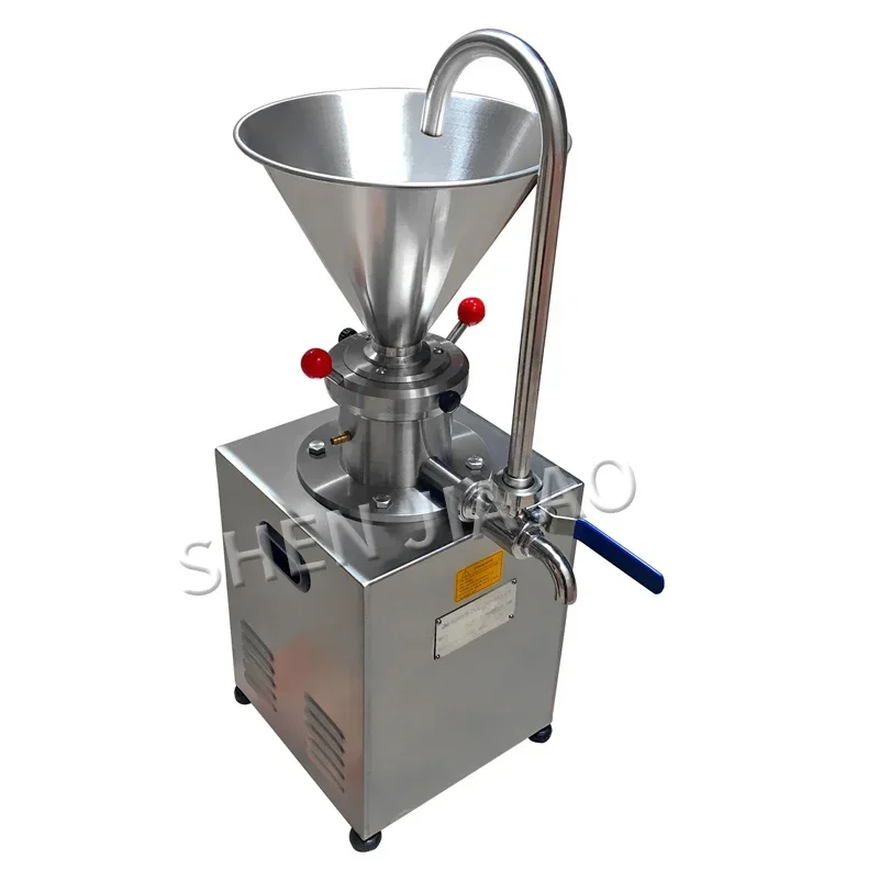 JMC60 Stainless Steel Vertical Colloid Mill Pulp Machine Vertical Colloid Refiner Superfine Crushed Gouache Mixed Ground Peanut