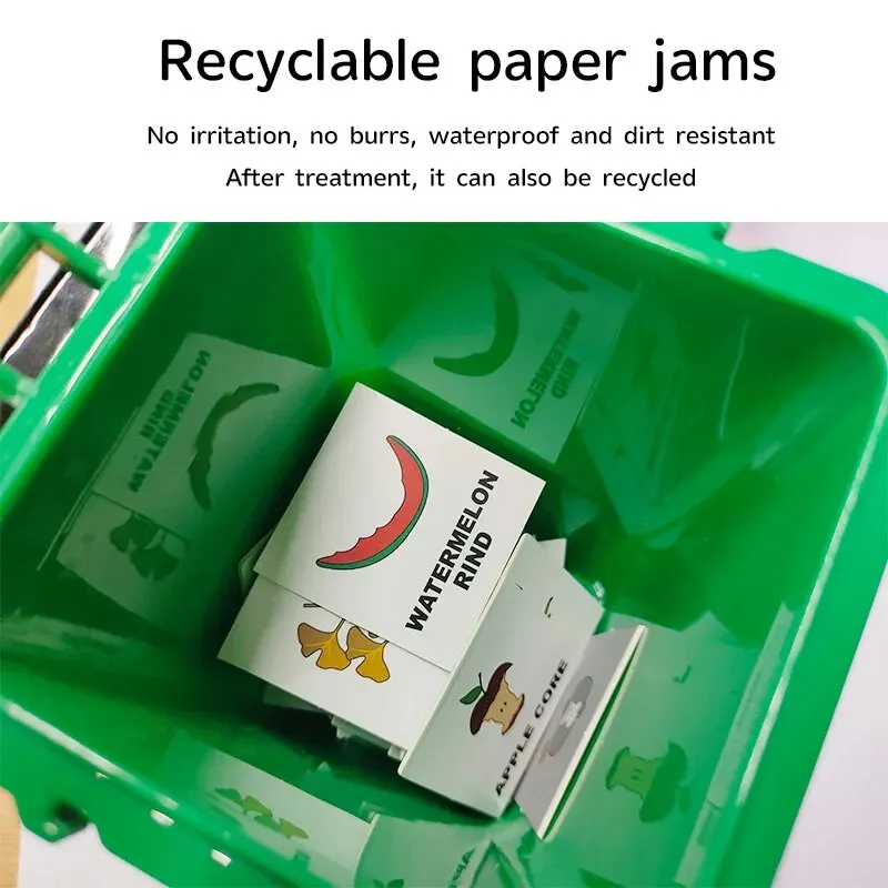 Cubo de basura de Protección Ambiental creativo para niños, juguetes de clasificación, Educación Temprana, juguetes interactivos para padres e hijos