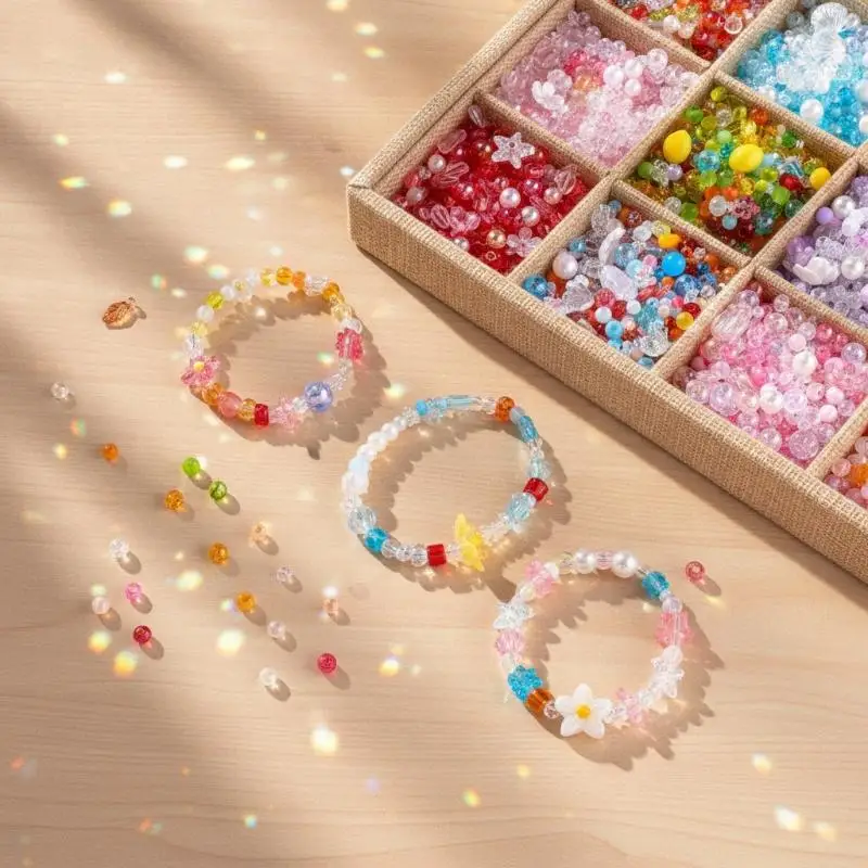 10g Mixed Acrylic Beads Starfish Shell Shape Loose Beads Colorful Spacer Beads For DIY Bracelet Earrings Necklace Craft Making