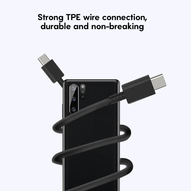 Super Fast Charger Cable Type C to C Cable For GalaxyS23 S22 S21 S21+ S21 UltraS22/S22Plus/S22 UltraFE/S20, A53 A335G
