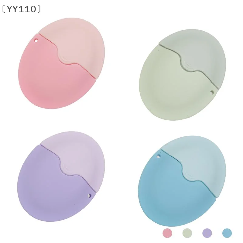 maveraYY110 applicazione de rodillo de crema solar de silicona, botellas de crema de loción de aislamiento ovaladas rellenables, herramienta cosmética de Color de costura para viaje