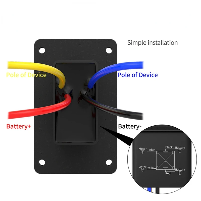 PN-DR Yacht Modification Panel Waterproof Switch Momentary Switch Waterproof RV Switch