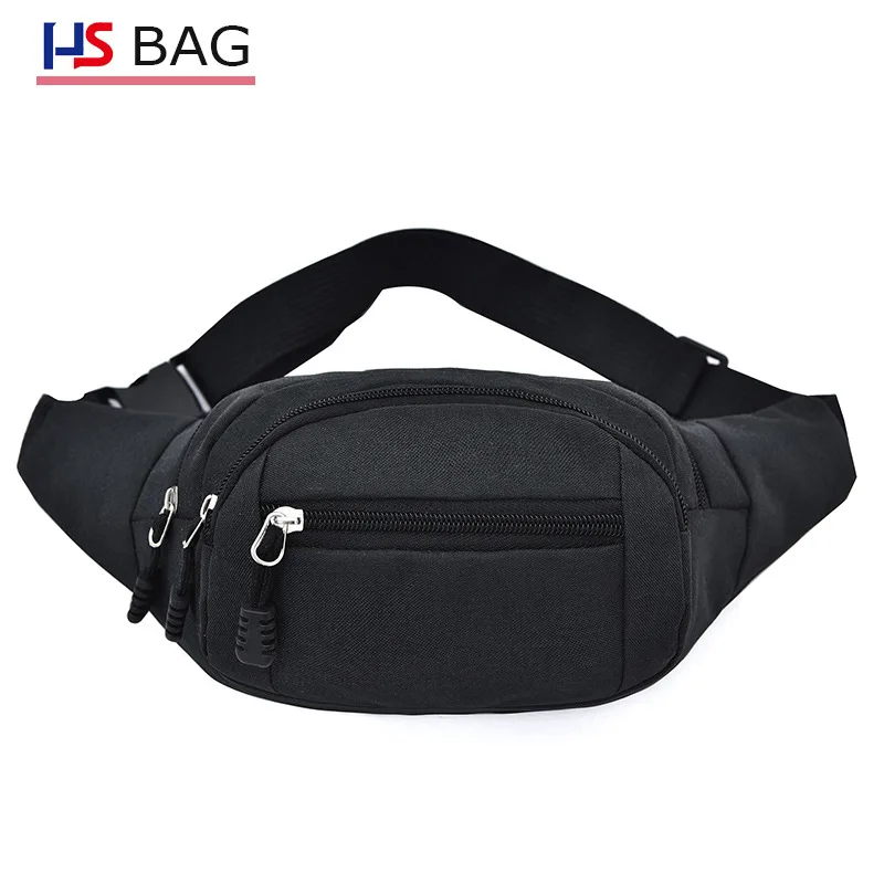 Oxford cloth wear-resistant sports waist bag multi-function waterproof large capacity wear-resistant cashier purse