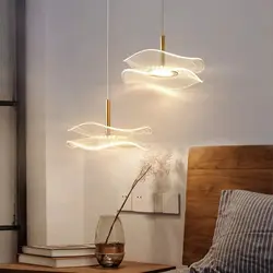 Lampada a sospensione a LED nordica apparecchio illuminazione per interni lampada a sospensione tavoli da pranzo soggiorno scale decorazioni per la casa luce a sospensione Lustre