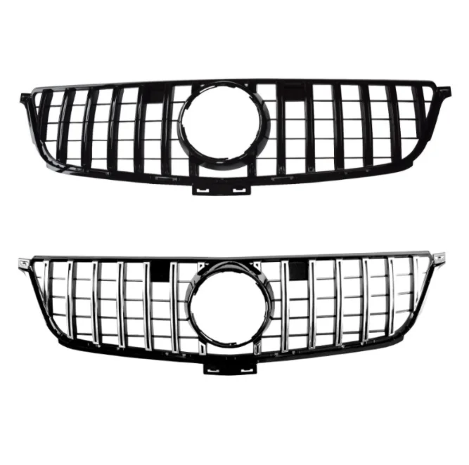 Automotive Parts Front Grille For Mercedes Benz ML 2013-2015 Upgrade GTR Mercedes ML W166 Grille