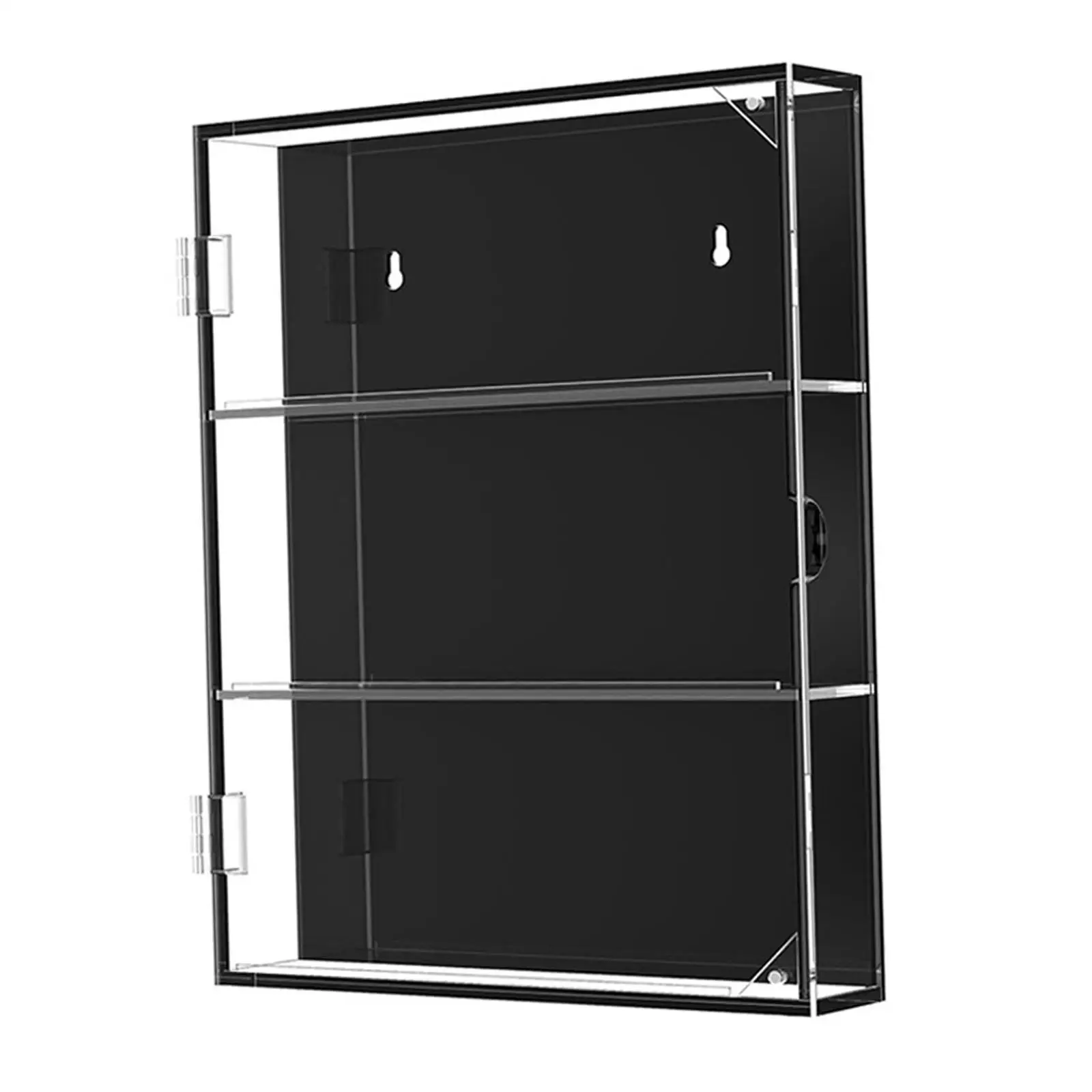 Black Sports Card Display Case Made Of Sturdy Acrylic Enhances Any Home With Impressive Trading Cards Reliable