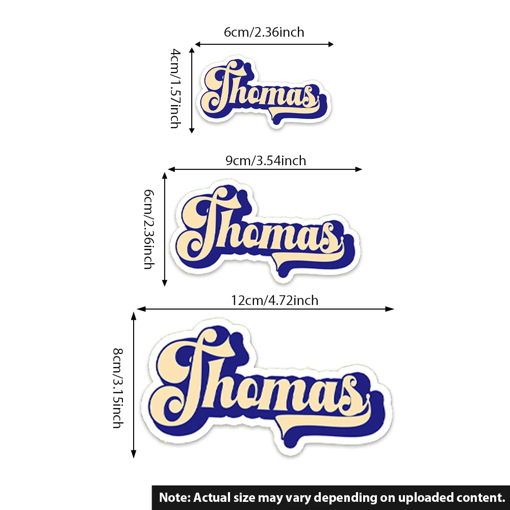 ملصق شخصي ذو اسم مخصص رائع، ملصق مخصص، ملصق شخصي، ملصق اسم، ملصق نص مخصص ملون، #5