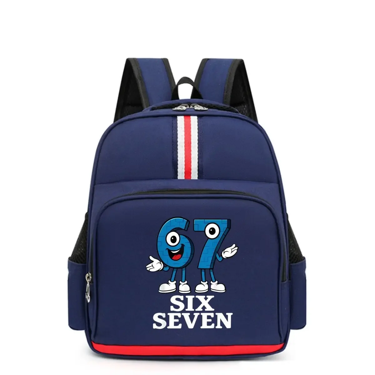 67 Six Seven-mochilas escolares divertidas para niñas y estudiantes, Mochila con diseño de número 67, Mochila para niños, Mochila de viaje, regalo