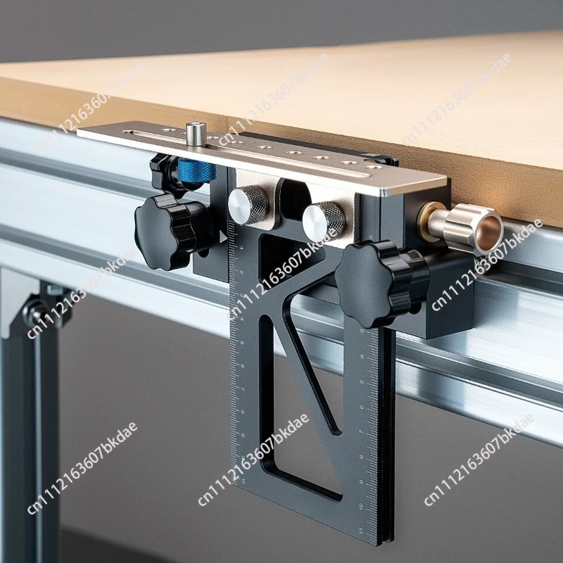 20mm Center-Guide Track Saw Flip-Up Hinge for Woodworking Table, Hole-in-Table System 40