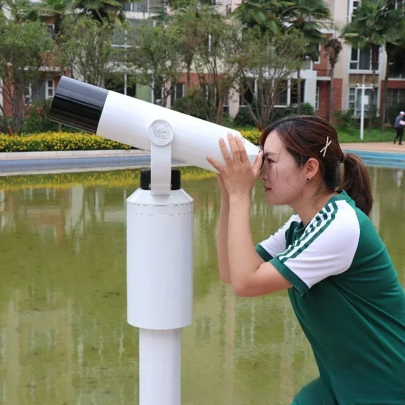 Scenic scan code coin-operated telescope high definition professional waterproof solar outdoor sharing large magnification