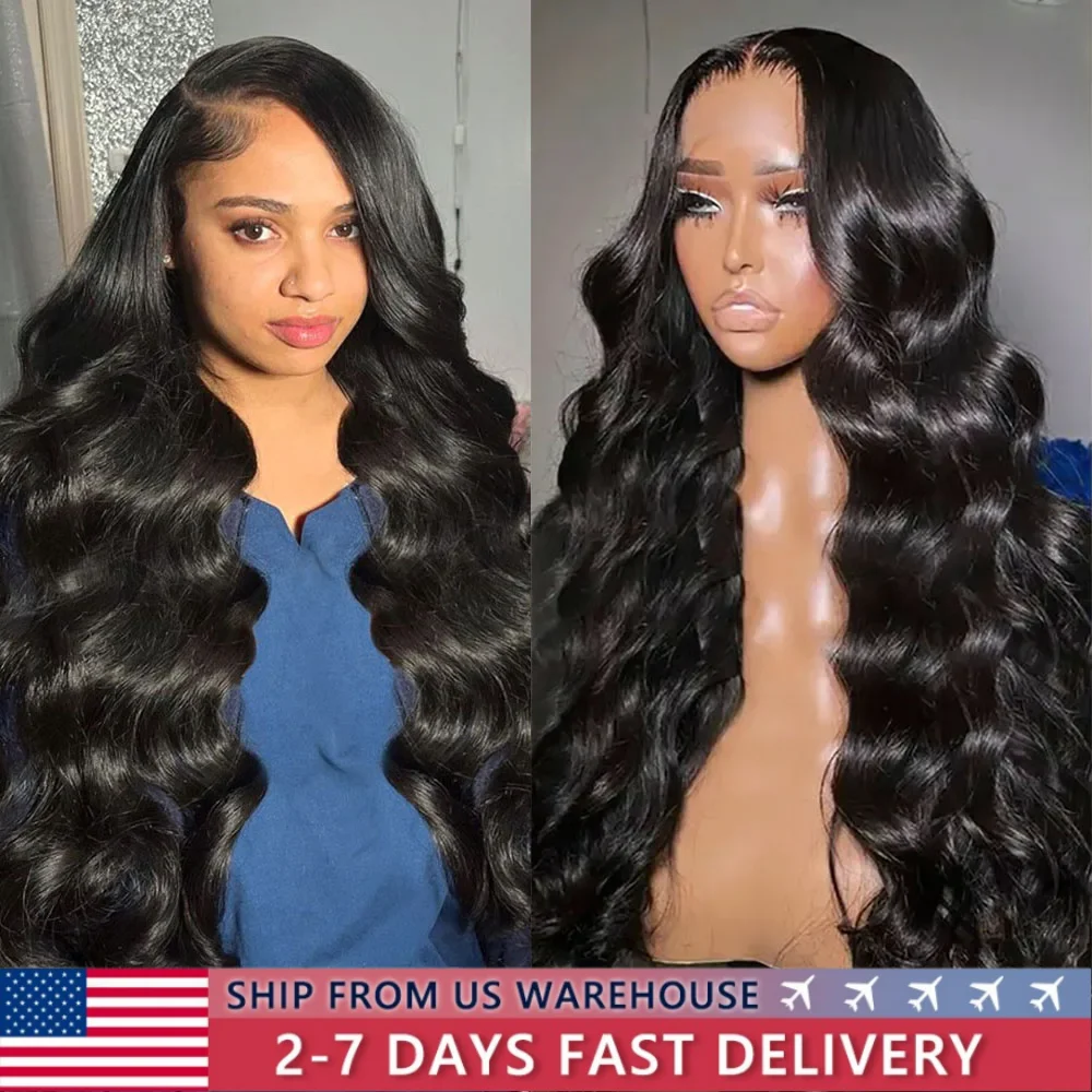 360 Body Wave Lace Front Human Hair Wig 36 38Inch Brazilian Remy Hair 13x4 13x6 Lace Frontal Wigs 4x4 Lace Wigs For Women bling