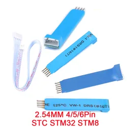 2.54mm-4P Test needle Spring needle 4 foot support STC STM32 STM8 1-chip machine burning write microcontroller programming