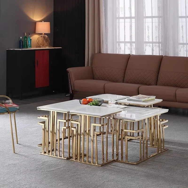 

# High-quality Stainless Steel Furniture Indoor Living Room Coffee Table