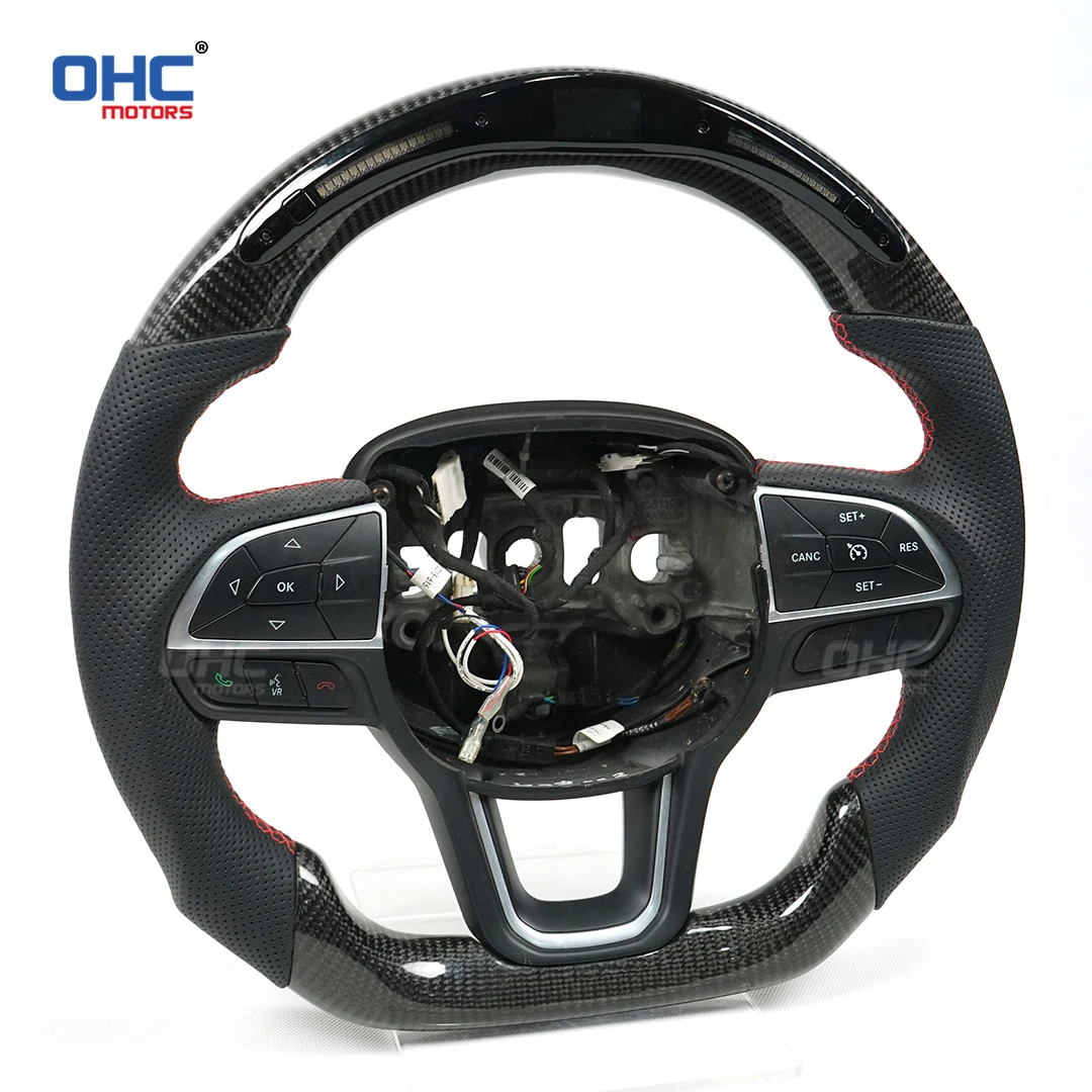 OHC Galaxy Pro LED Customized Steering Wheel For Dodge Charger Challenger Carbon Fiber Steering Wheel