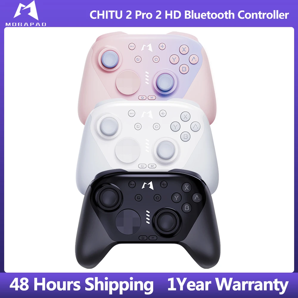 MOBAPAD CHITU 2 Pro 2 HD Bluetooth Controller，Gamepad with  TMR Joysticks For Nintendo Switch 1/2 PC Android iOS