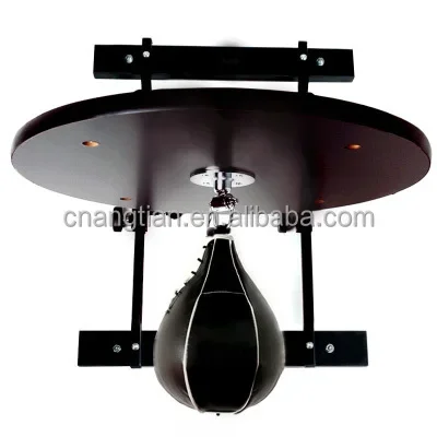 

ANGTIAN factory custom leather platform punching speedball wall mounted boxing reflex speed ball