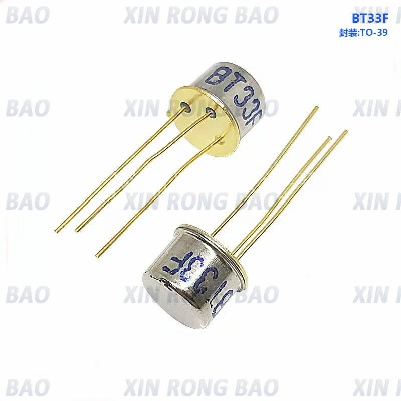 10pcs/lot BT33F TO-39 single junction transistor silicon semiconductor dual base diode gold seal BT33 In Stock