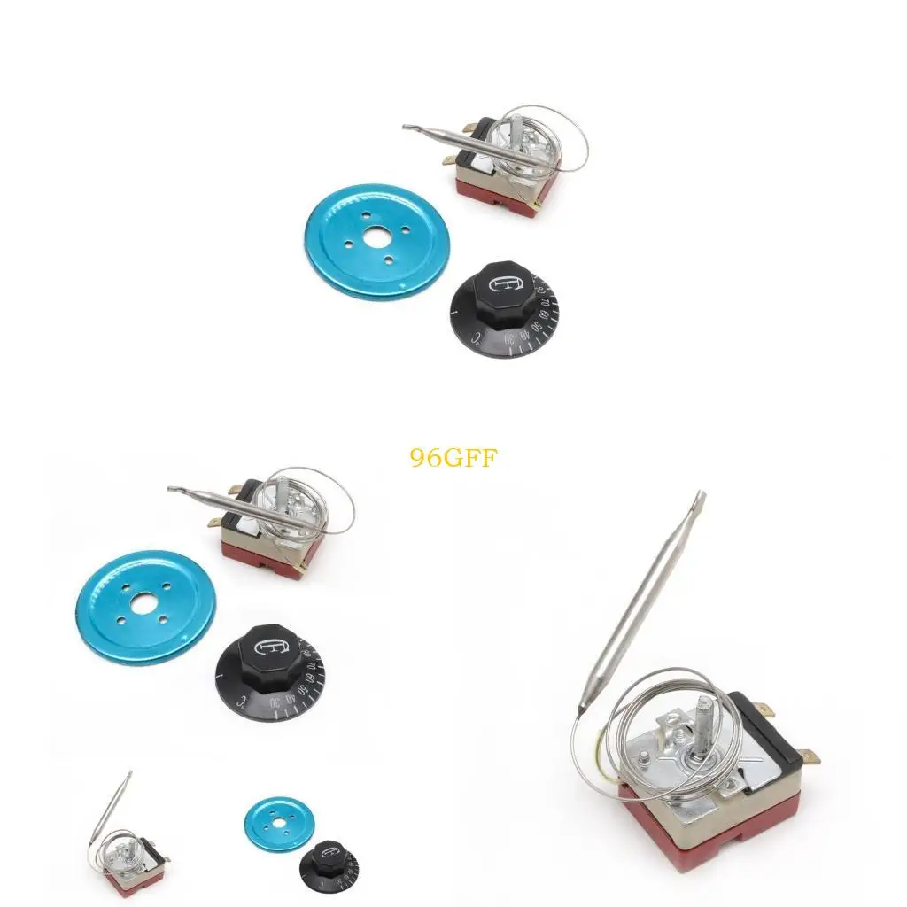 96GF 250V 16A Temperature Controller 30-110 Celsius Thermostat Knob Capillary Switch