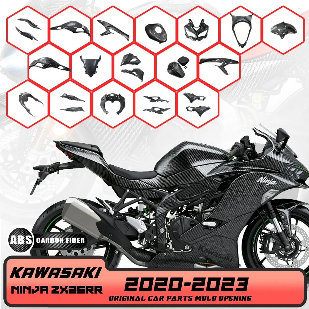 ABS Carbon Fiber Color Motorcycle Fairing Cowling Panel for KAWASAKI NINJA ZX4RR ZX25R 2020-2026 Fairings Bodyworks Guard Cover