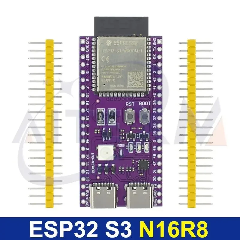 ESP32/ ESP32-S3/ESP32-C3 Dual Type-C Development Board ESP32-C3-DevKitM-1 ESP32-C3-MINI-1 ESP32-S3-DevKitC-1 N16R8 N8R2