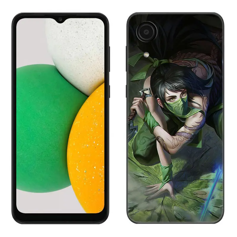 League Of Legends Game Phone Case For Samsung Galaxy A01 A03 Core A04 A20 E A02 A10 A21 A30 A50 S A40 A41 A6 A8 + A7 Black Cover