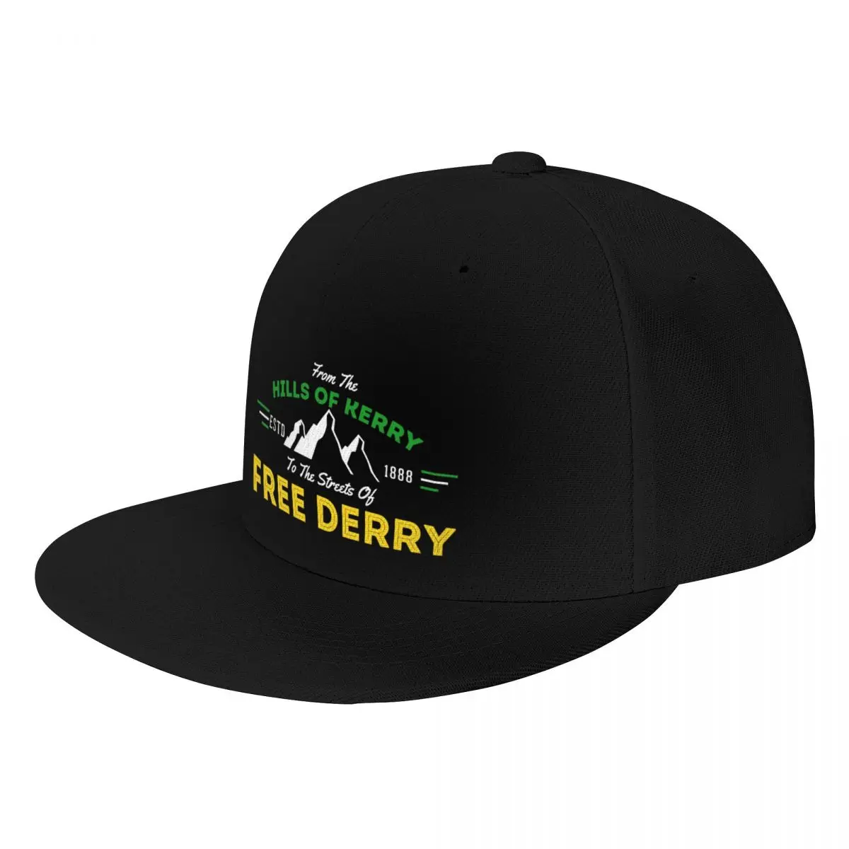 Hills Of Kerry, Streets Of Free Derry Baseball Cap Military Cap Man Luxury Hat New Hat Sunhat Women's 2024 Men's