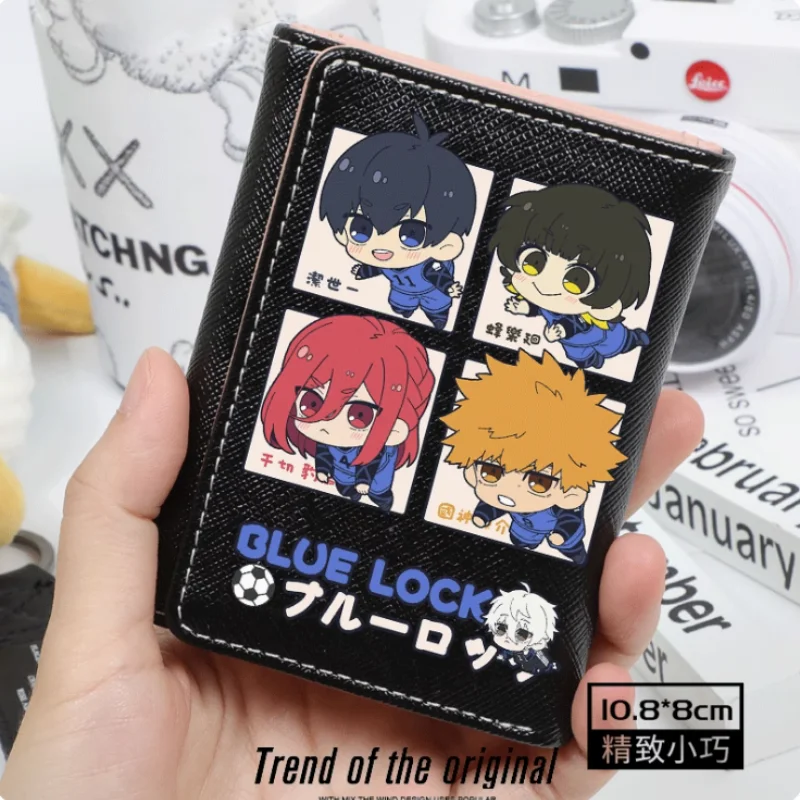 Anime Azul BLOQUEIO Carteira, Isagi Yoichi Chigiri Hyoma PU Bolsa, Titular do cartão, Hasp Saco de dinheiro, Cosplay Presente, Moda, B157