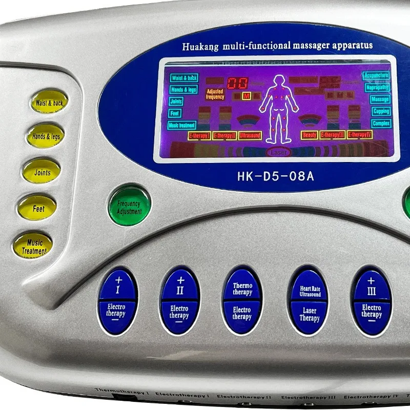 Medium-frequency electric pulse electrotherapy device, laser acupuncture, full-body muscle training, health care EMS massager